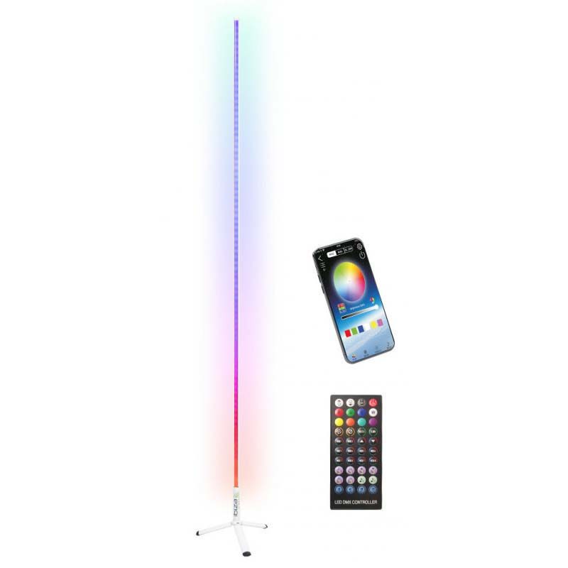 Ibiza Magic-color-stick wit (1,8 m) app/afstandbediening