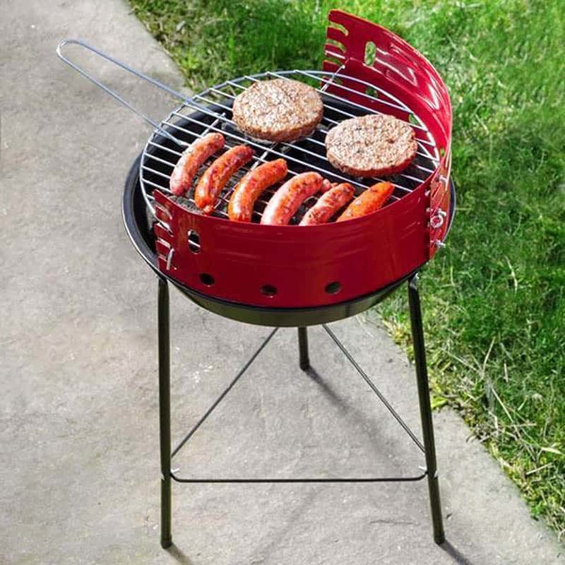 BBQ Barbecue half open (ø33cm) op 3 poten - Afbeelding 3