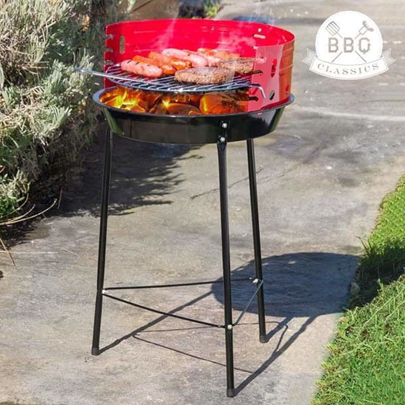 BBQ Barbecue half open (ø33cm) op 3 poten - Afbeelding 2
