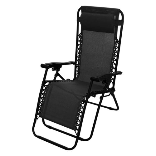 Relaxstoel zwart