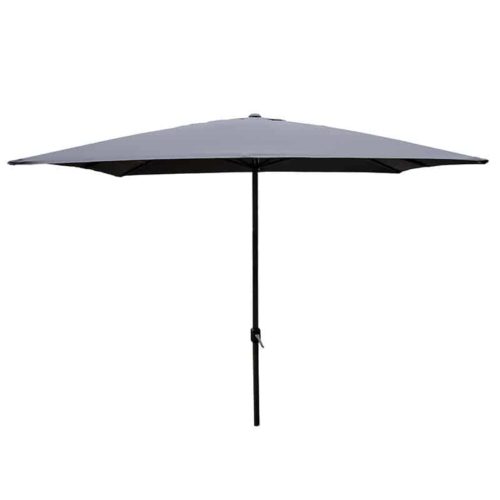 Parasol alu 3x3m grijs/grijs met slinger