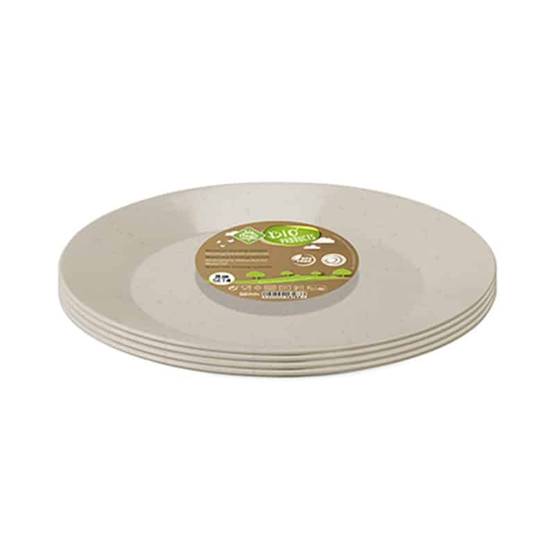 Jovi Bio bord plat (ø26cm) 4 stuks