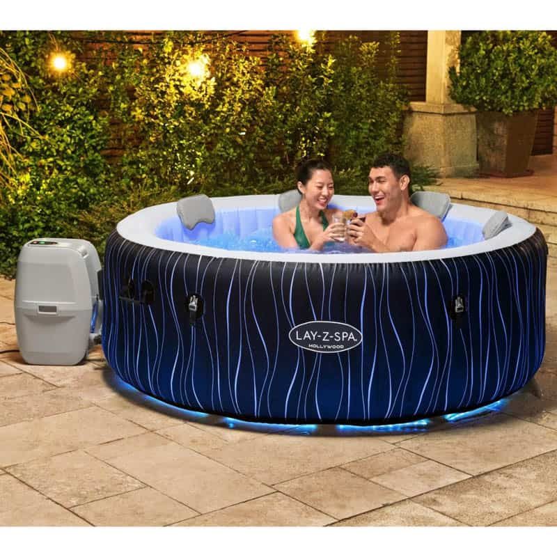 Lay-Z-Spa Bubbel Massage set Hollywood (ø196xh66cm) met LED