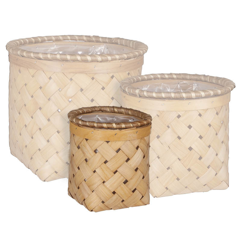 Formia pot (ø17x18cm) licht bruin