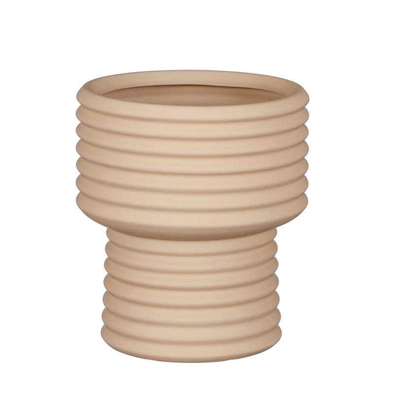 Lilian pot (ø16x18cm) beige