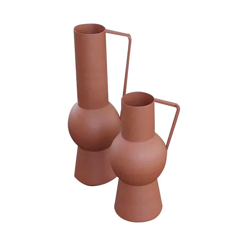 Mauri vaas (23cm) terrakleur