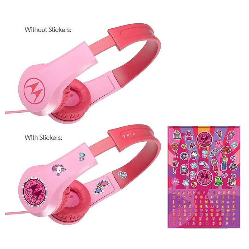 Motorola Hoofdtelefoon Kidz Squads 200 P limit - Roze - Afbeelding 2