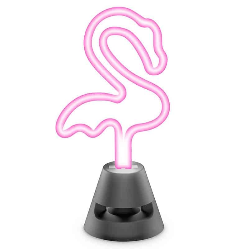 Neon Beat speaker LED flamingo - Afbeelding 2
