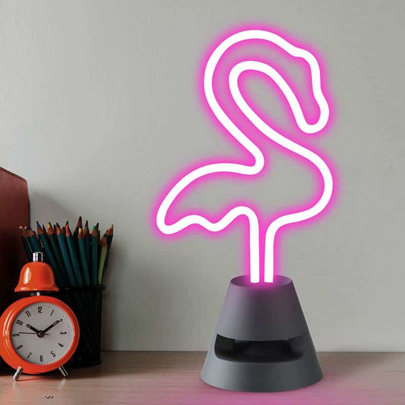 Neon Beat speaker LED flamingo - Afbeelding 5