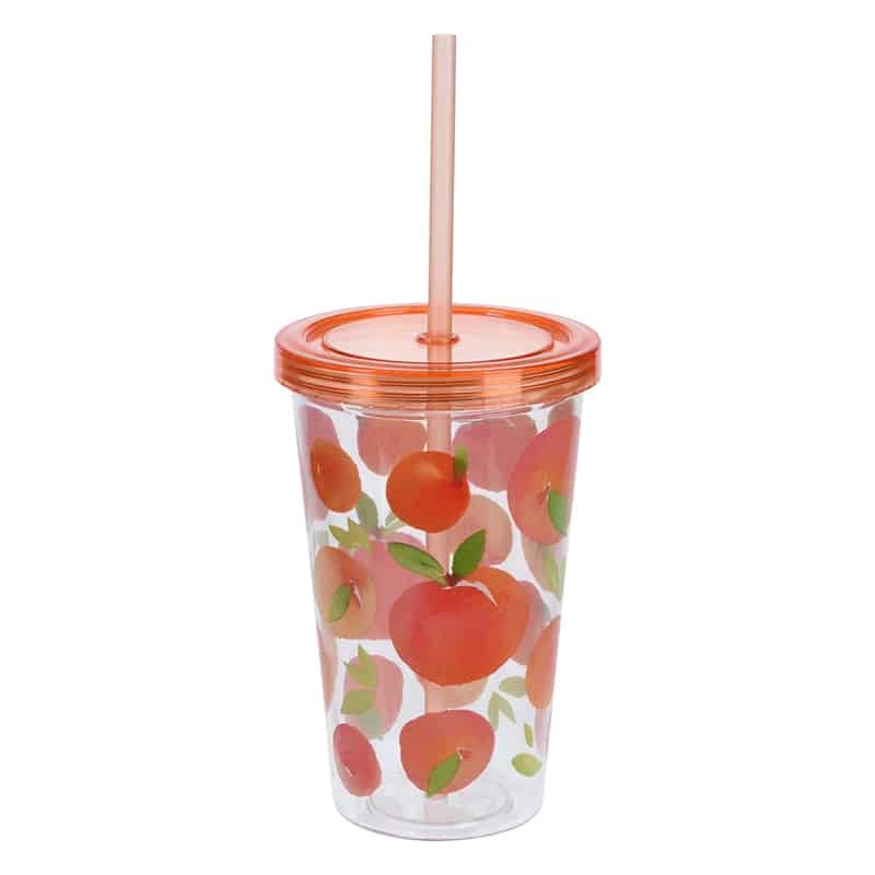 Drinkbeker (600ml) met rietje - Afbeelding 3