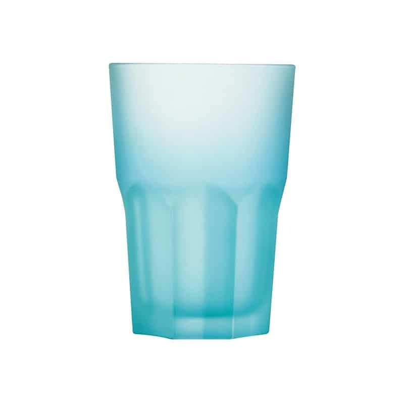 Techno glas frost blauw