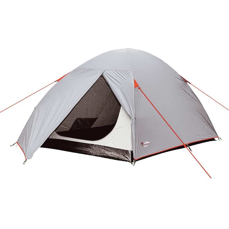 Tent Royan 2-3 in grijs/rood