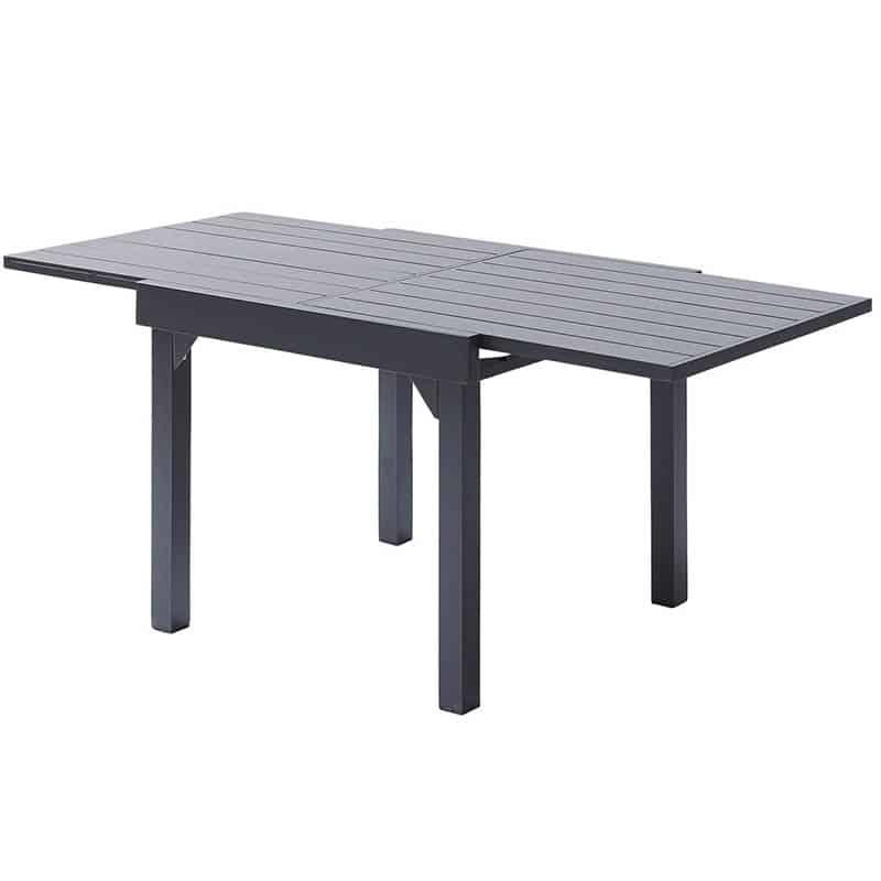 Tafel Modulo (90x90/180cm) full alu antraciet