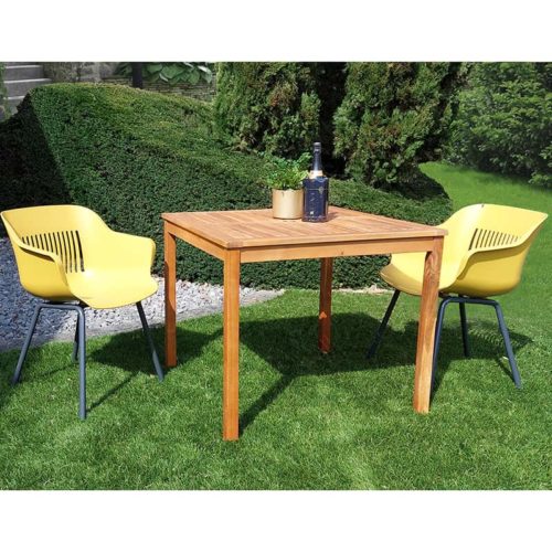 Tafel Hanoi (100x180/240xH75cm) in acacia hout
