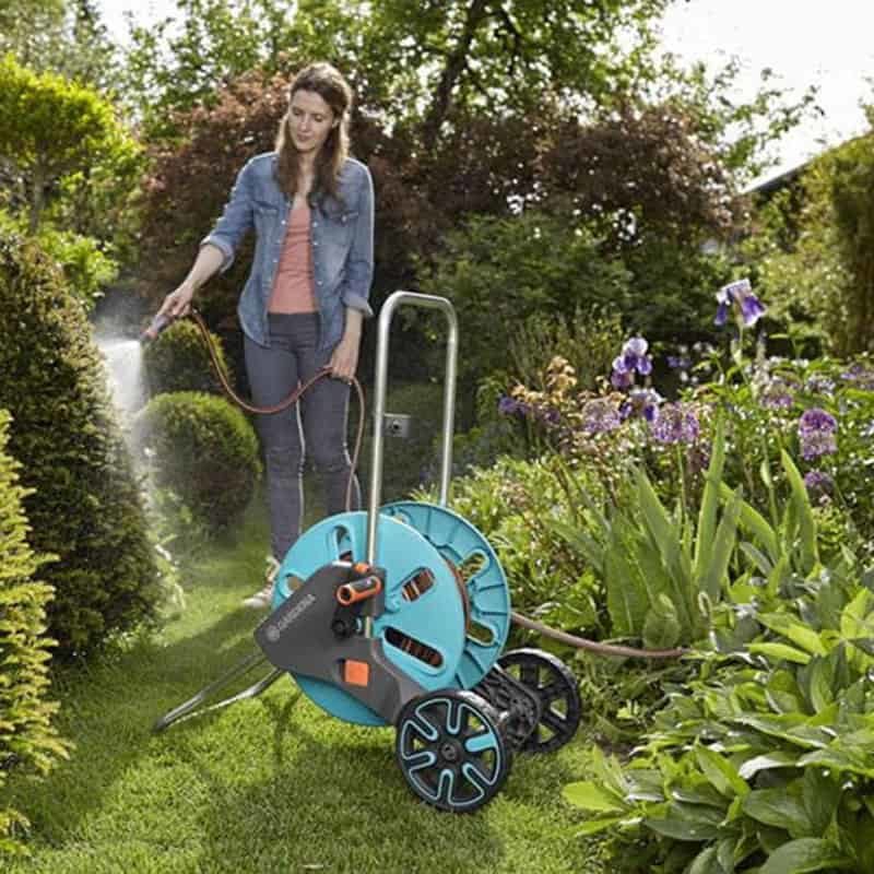 Gardena Slangenwagen Aquaroll flex met 25m 5/8 gemonteerd - Afbeelding 3