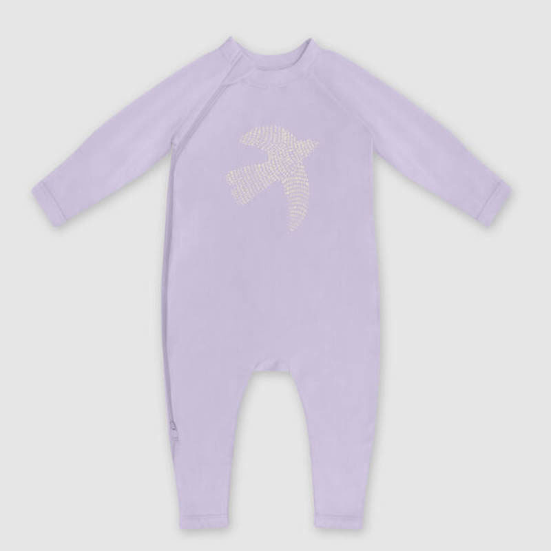 DIM Kids pyjama met rits birds parme