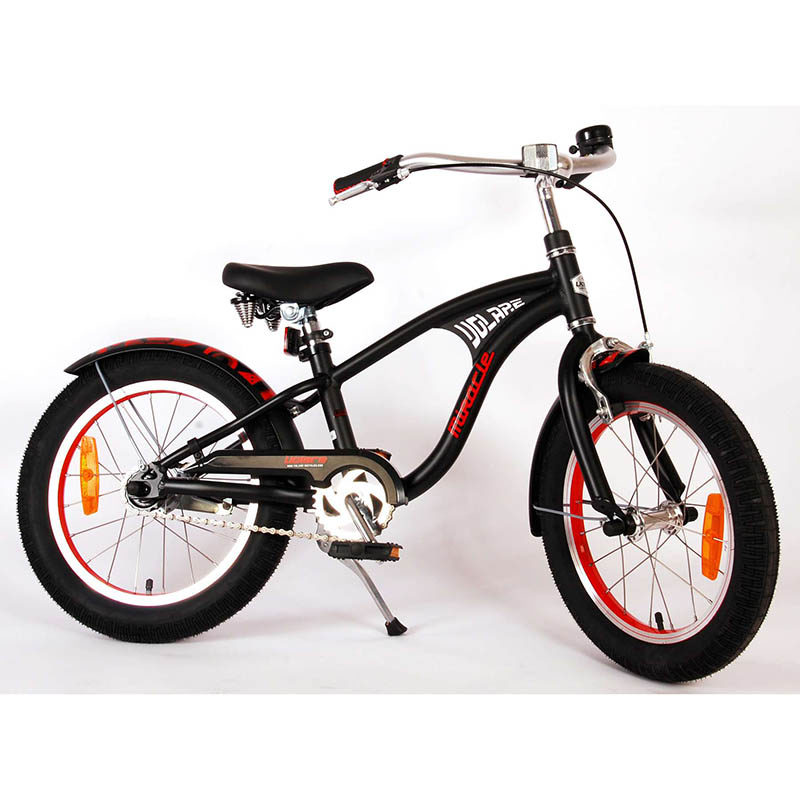 Fiets jongens 16" Volare Miracle Cruiser mat zwart - Afbeelding 6