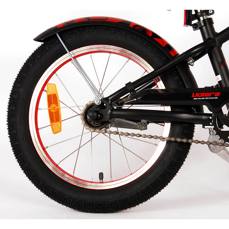 Fiets jongens 16" Volare Miracle Cruiser mat zwart - Afbeelding 5
