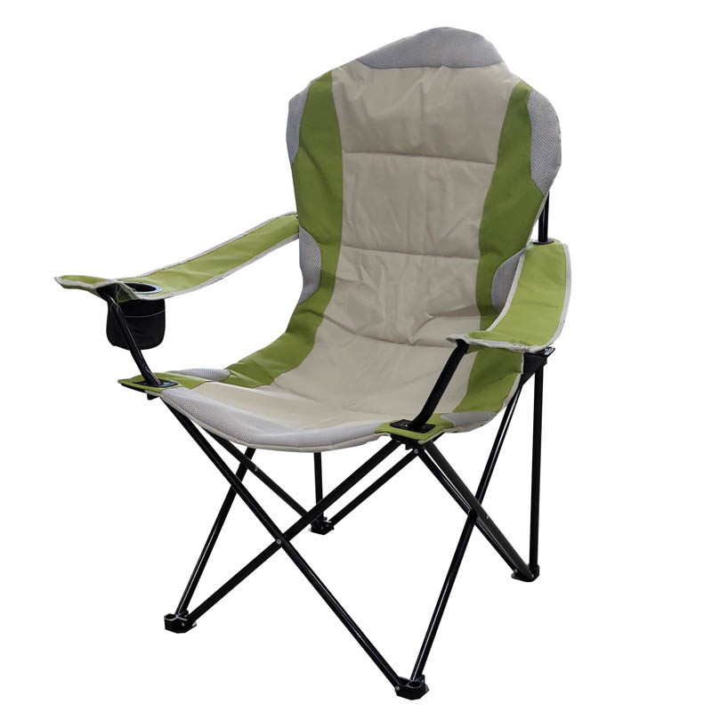 Strandstoel grijs stalen frame