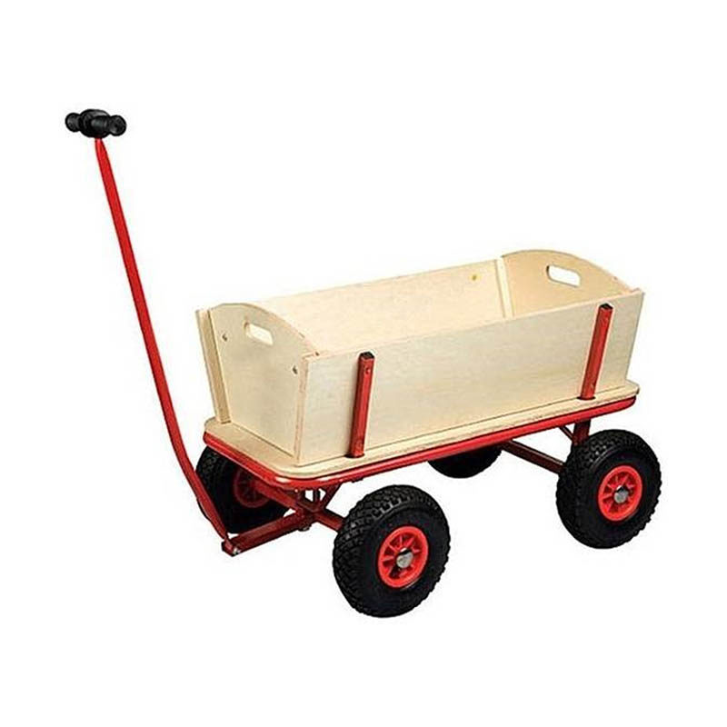 Polet bolderkar met volle banden (94x60x58cm)