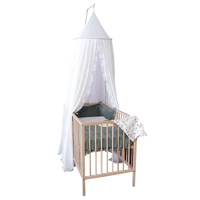 Jollein Klamboe vintage ruffle ivory (245cm) - Afbeelding 2