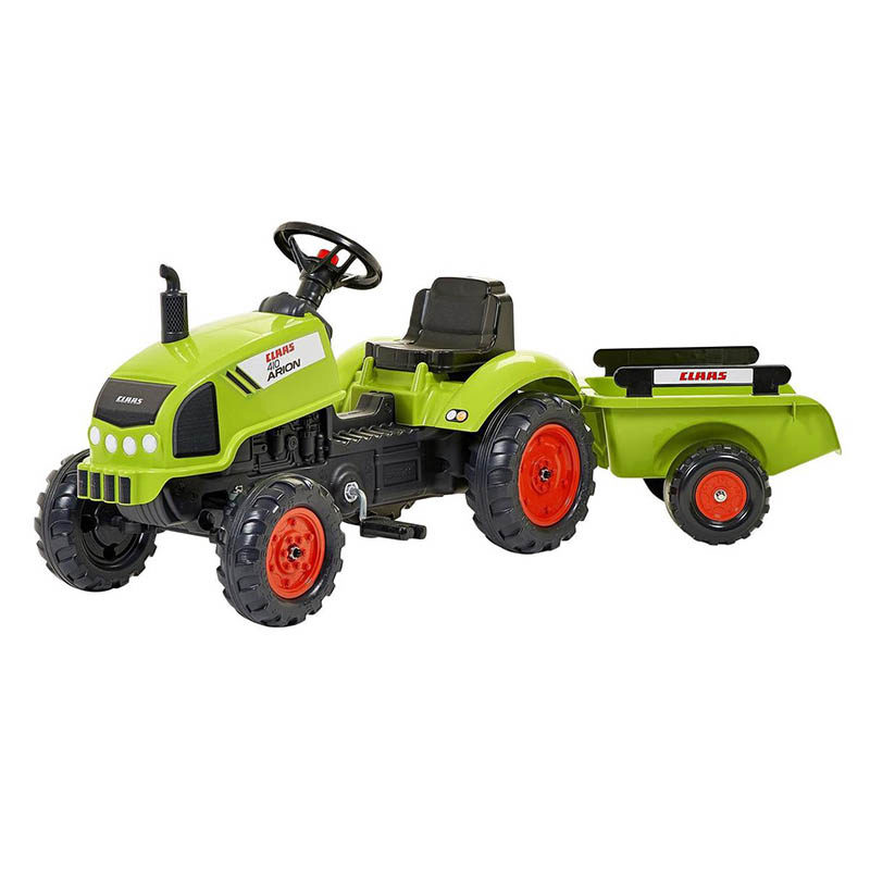 Falk Traktor met aanhangwagen "Claas Arion 410" (2-4 jaar)