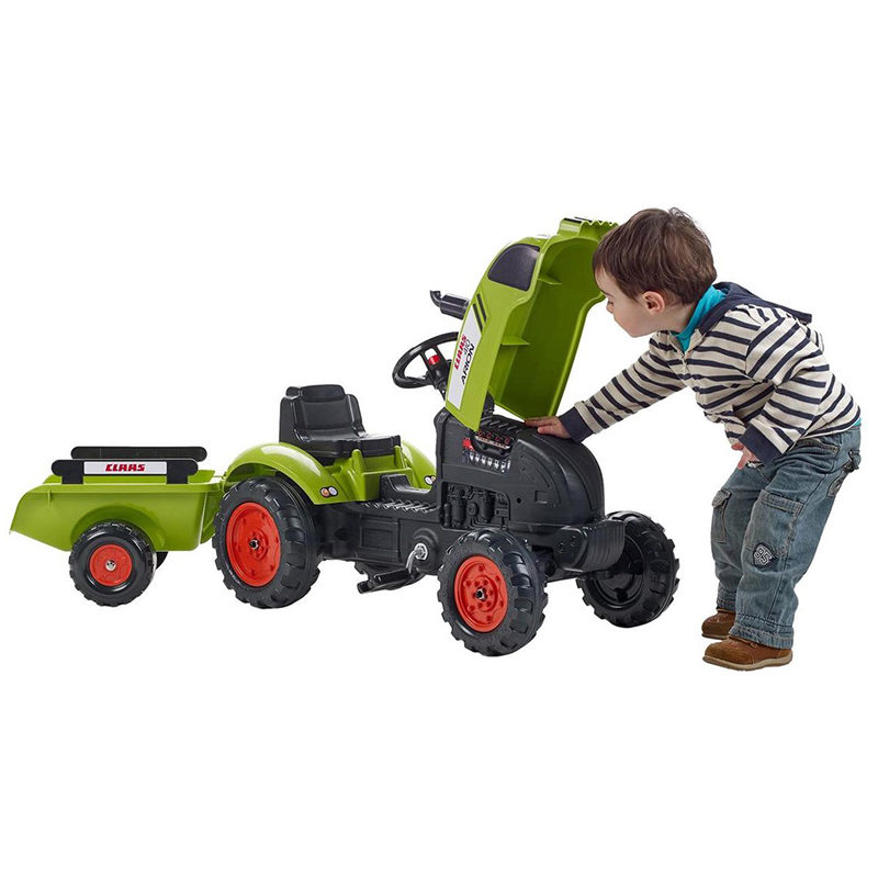 Falk Traktor met aanhangwagen "Claas Arion 410" (2-4 jaar) - Afbeelding 2