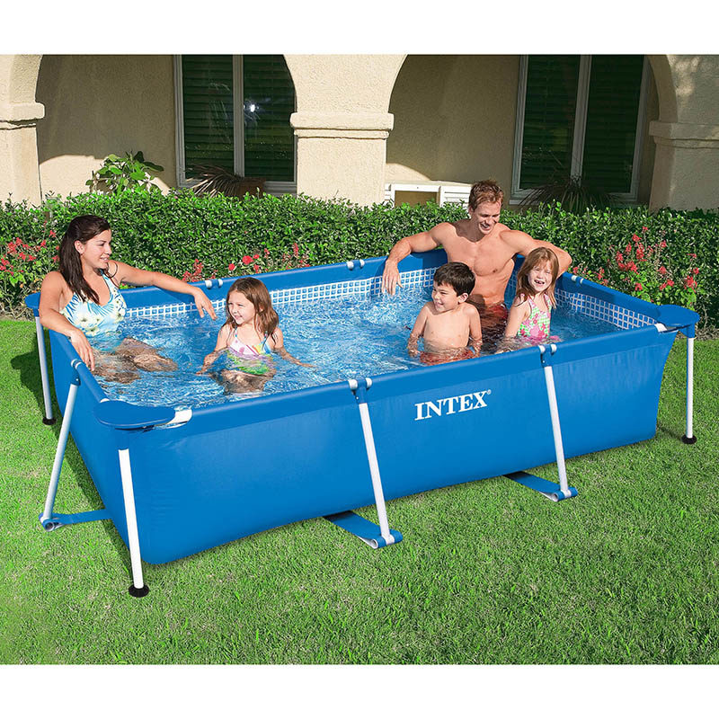 Intex Frame Zwembad (300x200xh75cm) blauw - Afbeelding 5