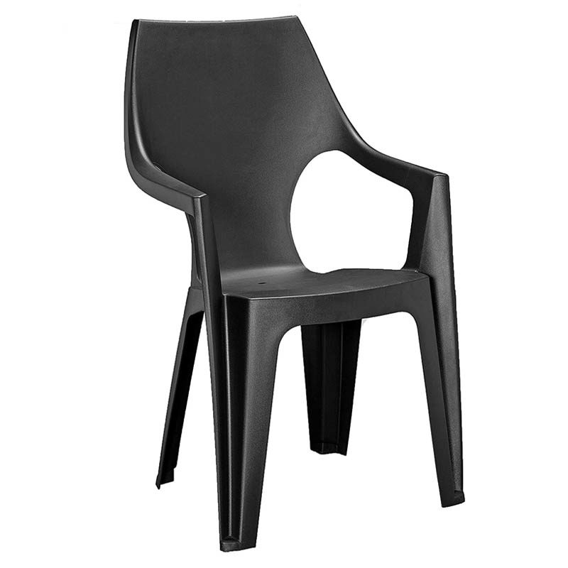 Keter Dante armstoel hoge rug graphite
