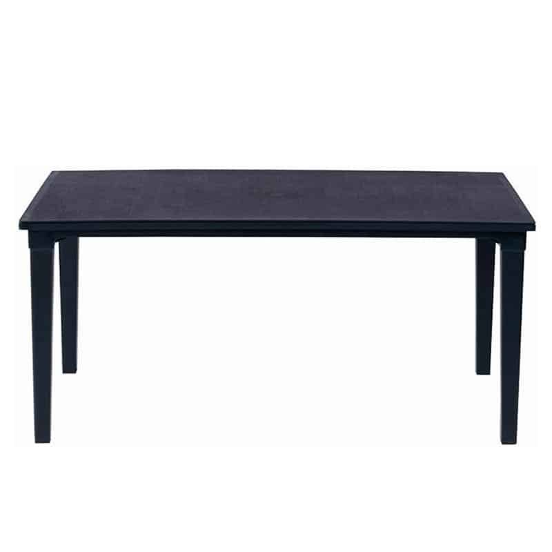 Keter Futura tafel (165x94cm) graphite met parasolopening - Afbeelding 8