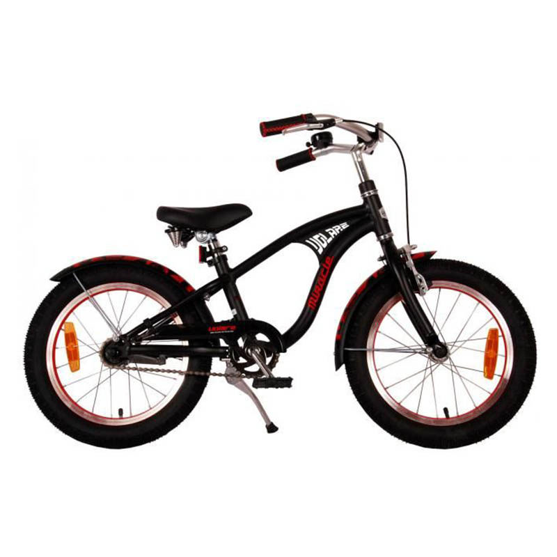 Fiets jongens 14" Volare Miracle Cruiser mat zwart - Afbeelding 6