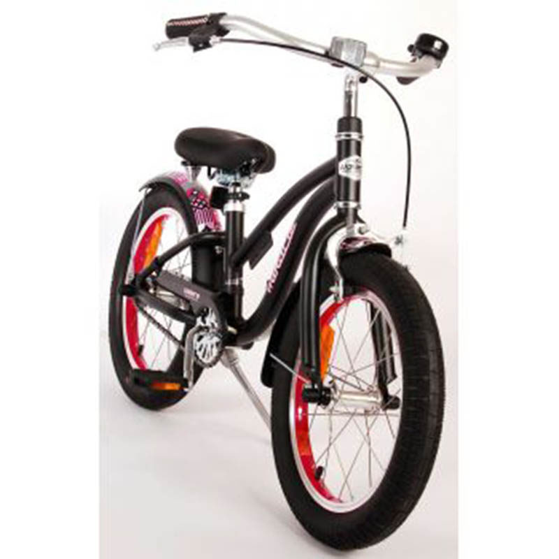 Fiets meisjes 16" Volare Miracle Cruiser mat zwart - Afbeelding 4