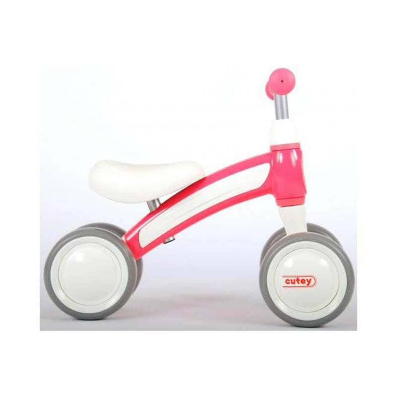 Qplay Loopfiets Cutey met 4 wielen - roze - Afbeelding 9