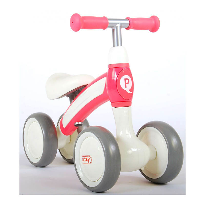 Qplay Loopfiets Cutey met 4 wielen - roze - Afbeelding 7