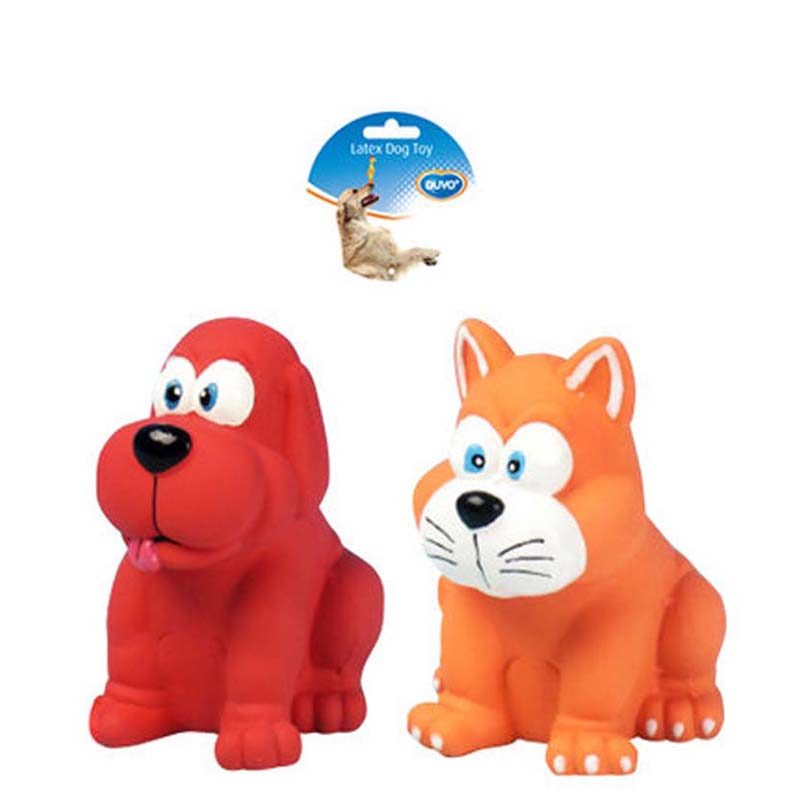 Duvo+ ltx squawky hond & kat (10,5cm)