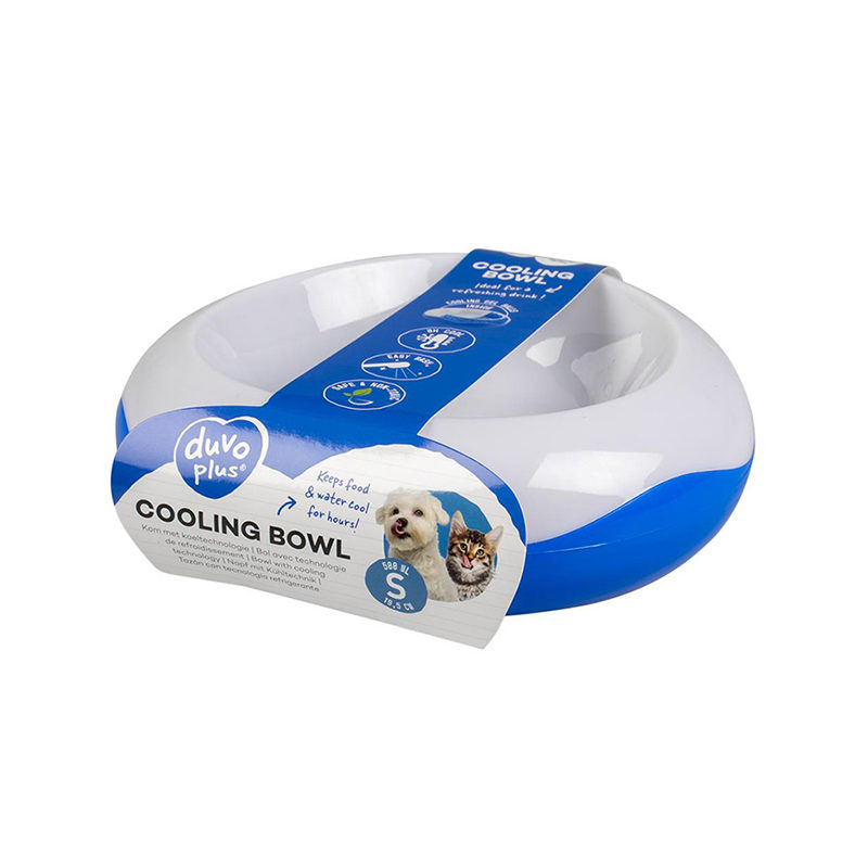 Duvo+ Koelkom (ø19,5cm) wit/blauw