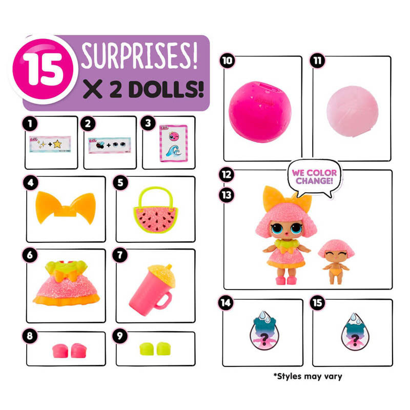 L.O.L. Surprise 2in1 Color Change Lil Sis - Afbeelding 4