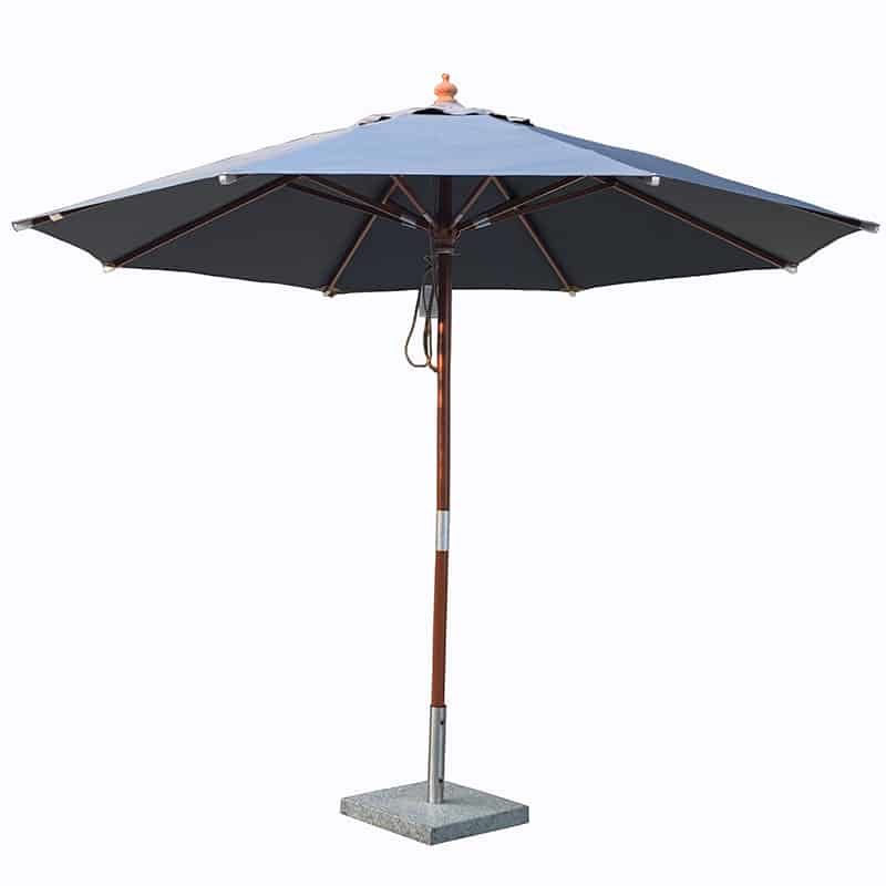 Quax Houtmast parasol (ø3m) met katrol