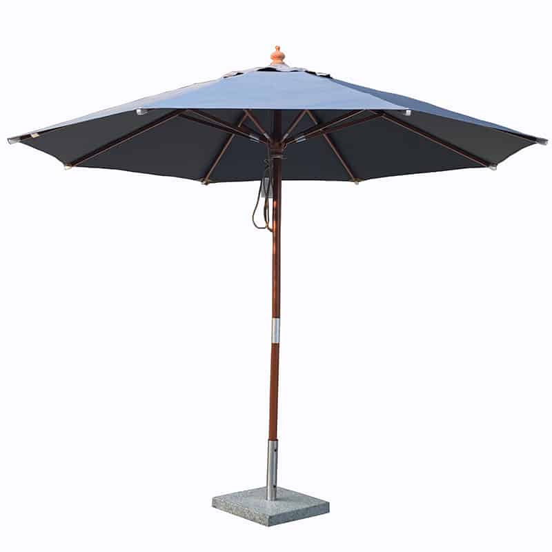 Beheer Gymnast Uluru Quax Houtmast parasol (ø3m) met katrol - Happyland