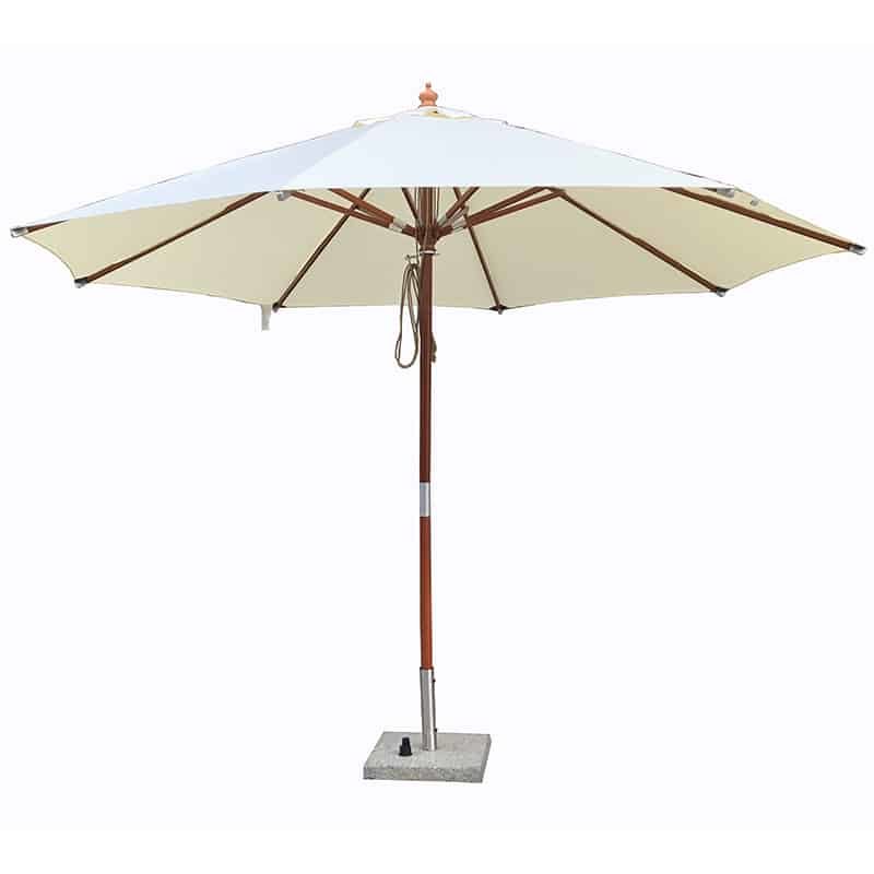 Quax Houtmast parasol (ø3m) met katrol - Afbeelding 2