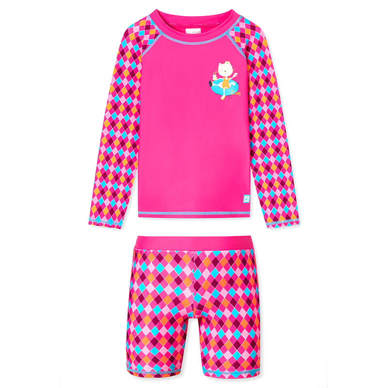 Schiesser Badset meisje in multikleuren 913