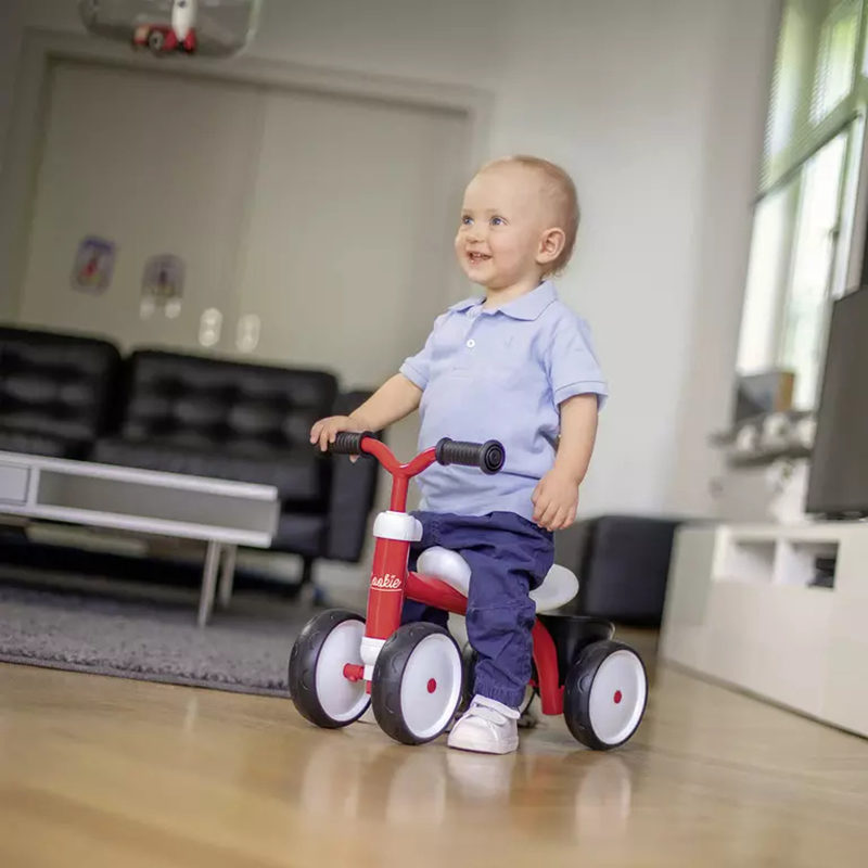 Smoby Loopfiets Rookie rood/wit - Afbeelding 7