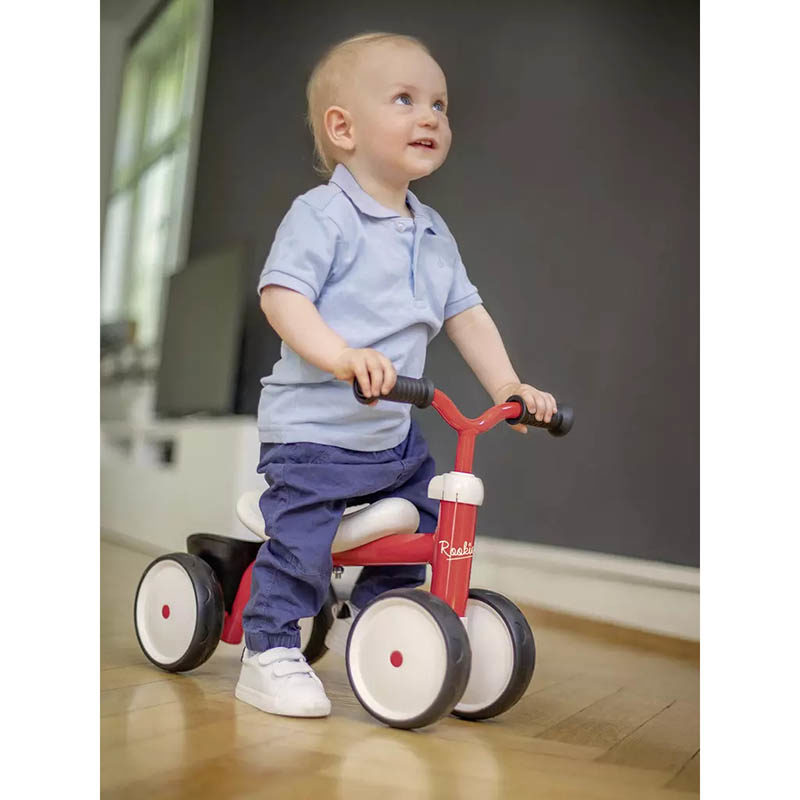 Smoby Loopfiets Rookie rood/wit - Afbeelding 5