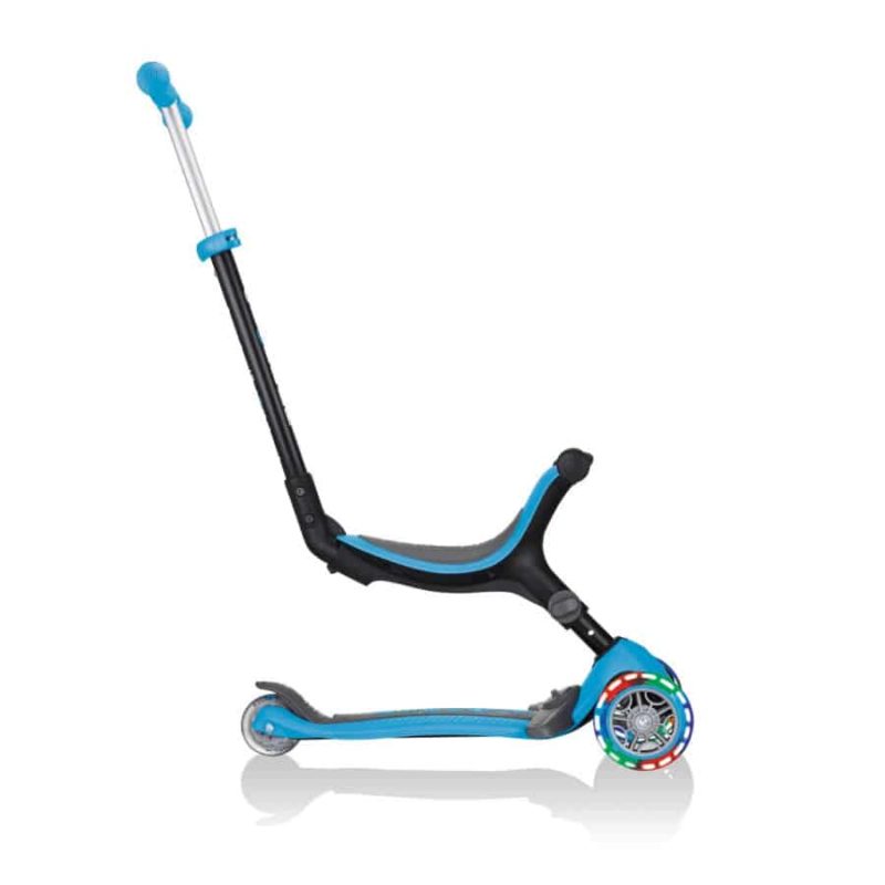 Globber Go-Up met lichten, plooibaar, pastel blauw - Afbeelding 9