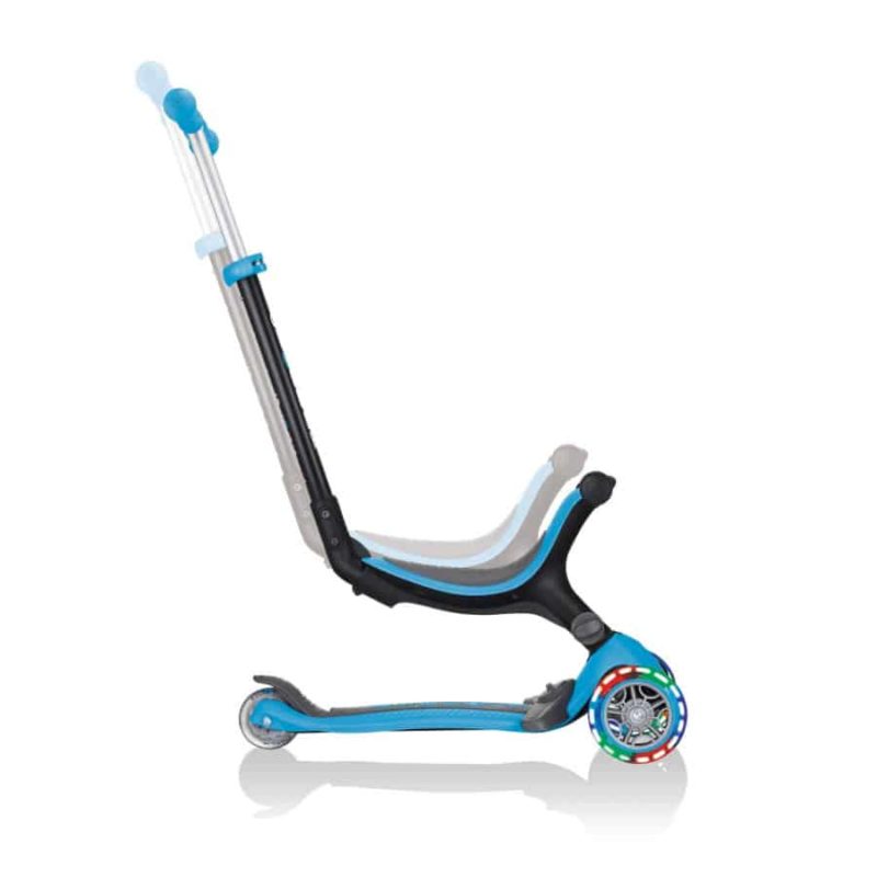 Globber Go-Up met lichten, plooibaar, pastel blauw - Afbeelding 7