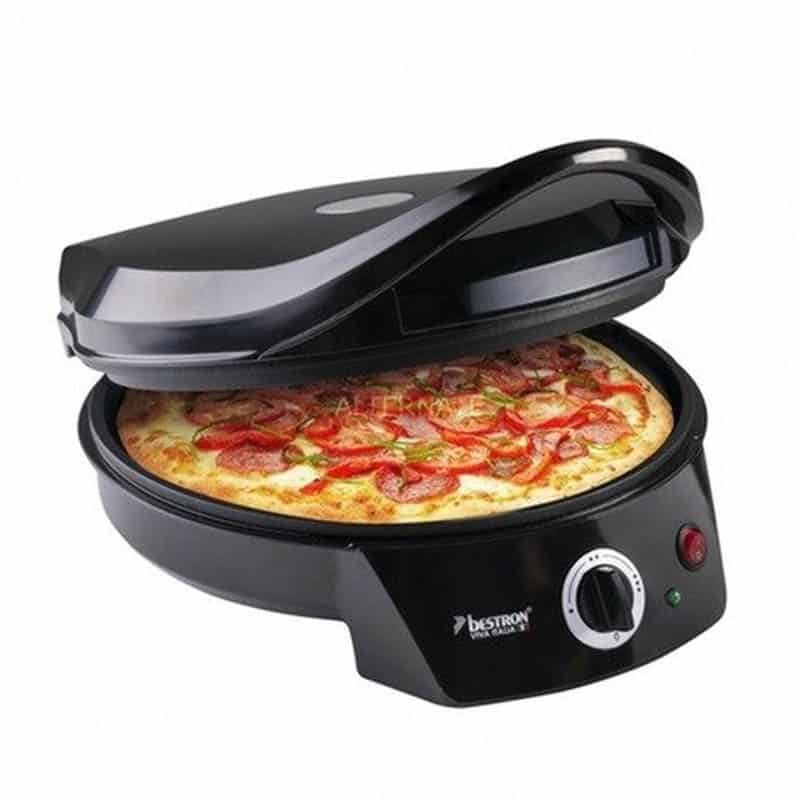 Bestron Pizza-oven elektrisch zwart