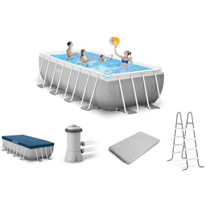 stoeprand Berucht krijgen Intex Prism frame pool set (488x244xH107cm) - Happyland