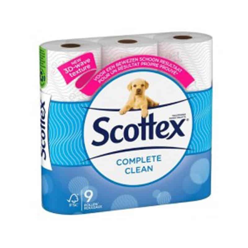 Scottex WC-papier wit (2 lagen) 9 rollen
