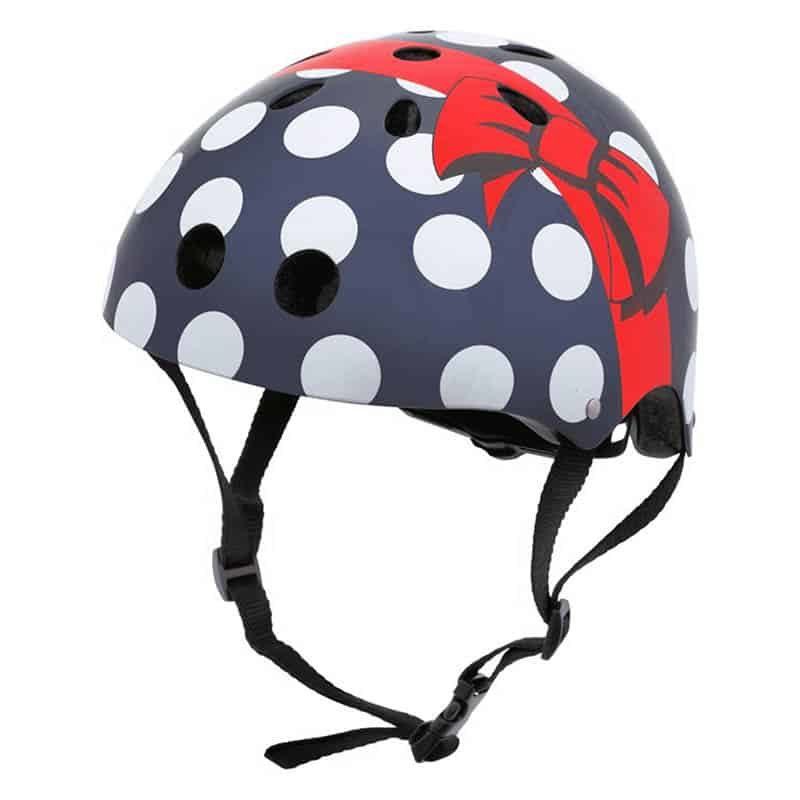 Maxxus Kinderhelm Polka Dot (53-58cm) met LED-licht