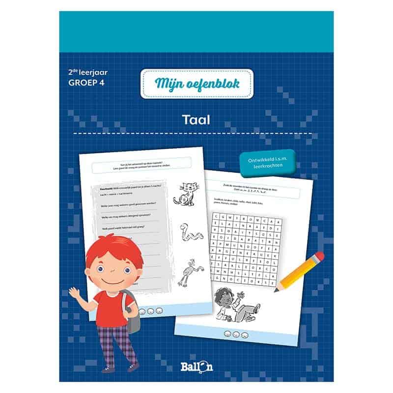 Mijn oefenblok: Taal (2e leerjaar - groep 4)